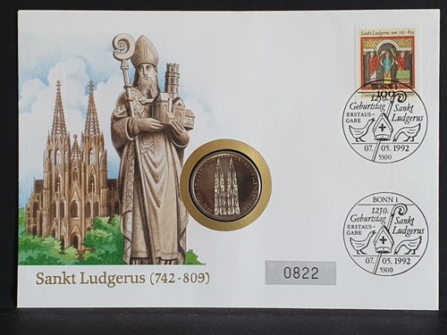 Numisbrief sankt ludgerus 742 - numisbrief,