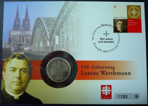 Deutschland numisbrief 2008 - deutschland,