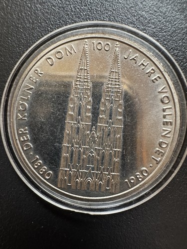 Gedenkmünze kölner dom - dm, gedenkmünze,