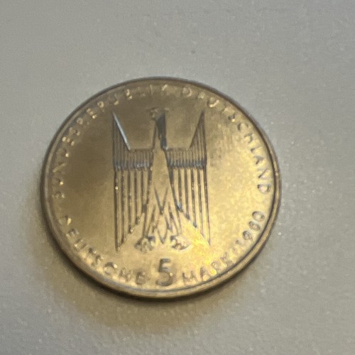 Brd gedenkmünze 1980 - 5, dm
