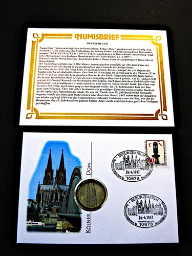 Numisbrief brd dm 1980 - ,