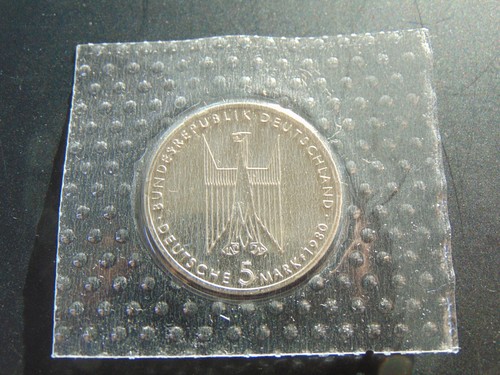 Gedenkmünze pp sp 1980 - 5, dm