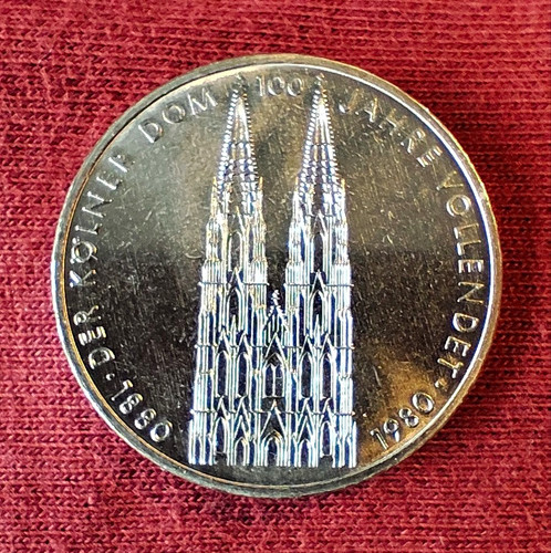 Gedenkmünze brd 1980 - dm,