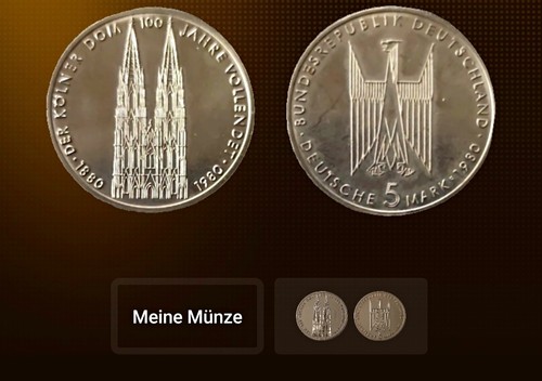 Brd 5 dm gedenkmünze - 2x,